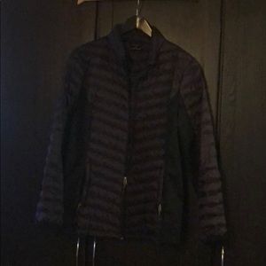 Eggplant light puffer jacket